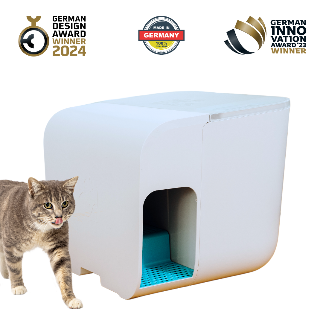 Katzentoilette Cloou White Edition