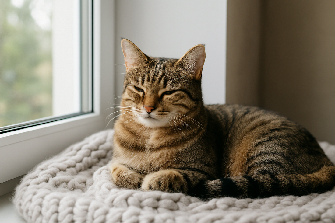 Entspannte Katze