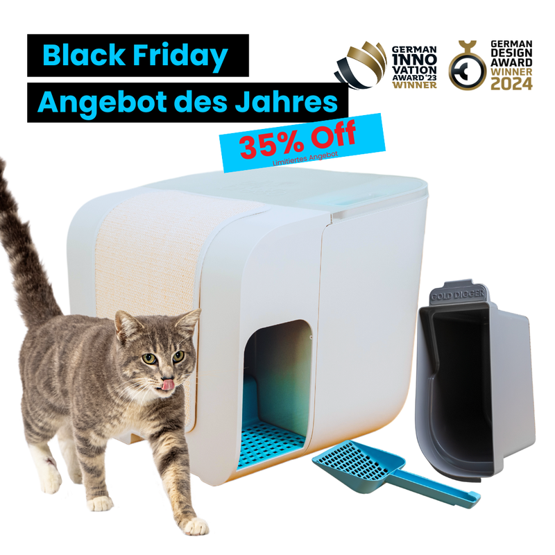 Katzentoilette Cloou White Edition