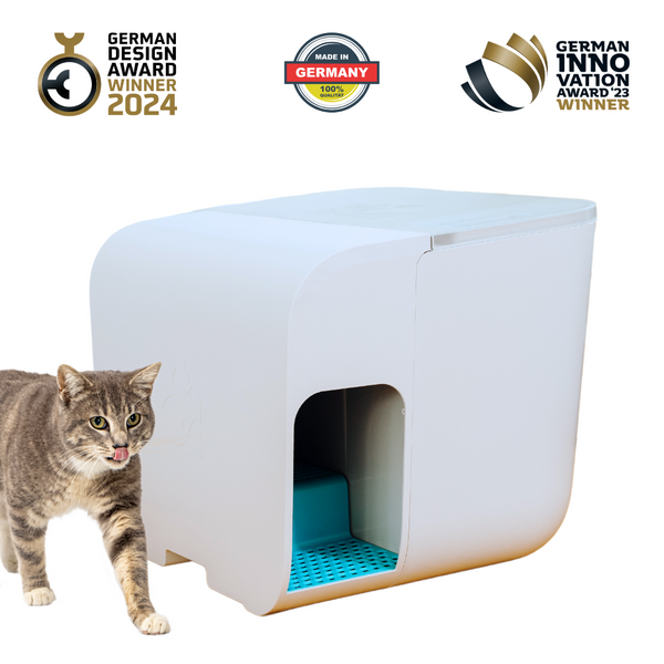 Katzentoilette Cloou White Edition als zweite Chance – elly&bruce