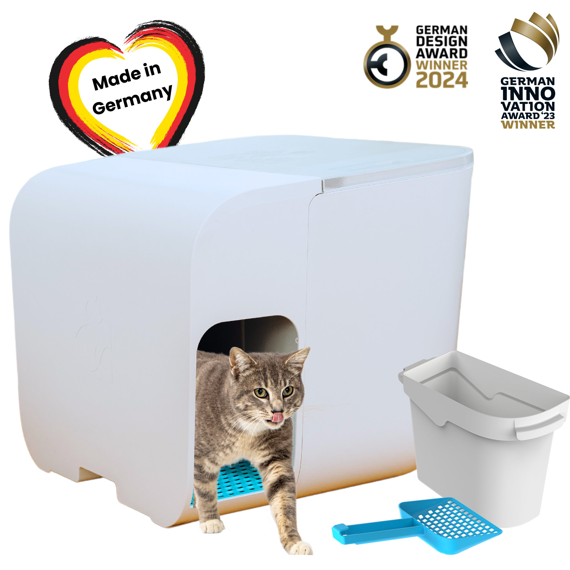 Katzentoilette Cloou White Edition
