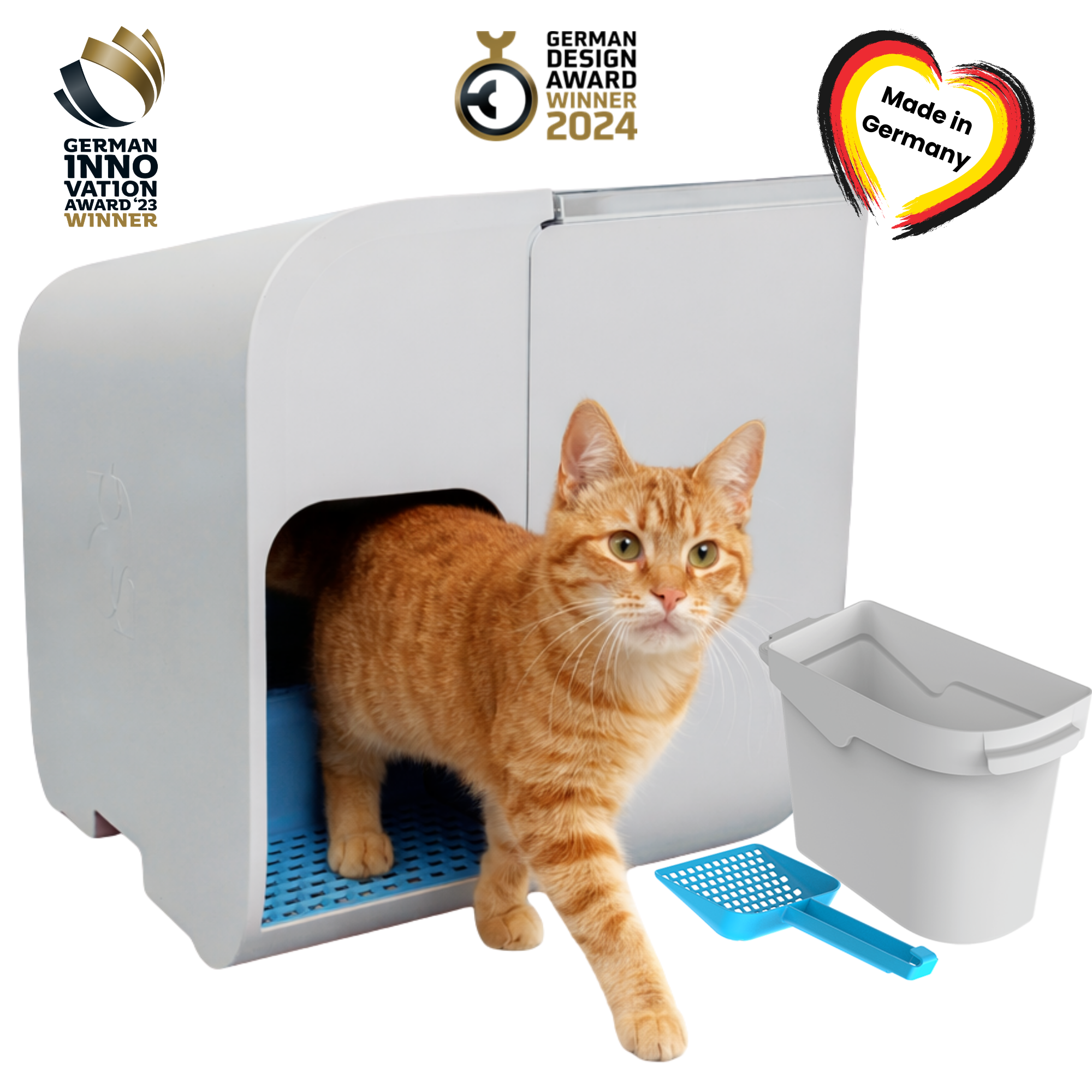 Katzentoilette Cloou White Edition